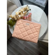 Canlı Turuncu Puantiye Desenli Çok Fonksiyonlu Organizer Çanta