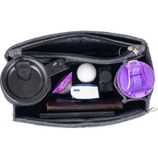 Yandan Clutch Çantası Iç Organizer Fume Renk, Şık ve Pratik Tasarım