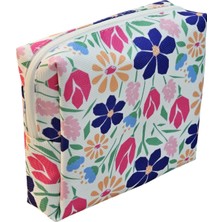 Renkli Seyahat ve Makyaj Organizer El Çantası, Pratik ve Şık Tasarım