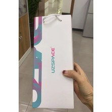 Uzspace 480ML Kılıflı Iki Ayrı Kapaklı Pipetli/pipetsiz Taşıma Askılı Tritan Çocuk Su Matarası