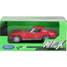 24073 Welly Chevrolet Corvette 1963 1:24 -Karsan Oyuncak