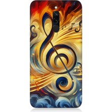 Xiaomi Redmi 8 Uyumlu Müzikte Alevin Gücü  Desenli Silikon Kılıf