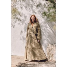 Müslin Katlı Geniş Etek Adaçayı