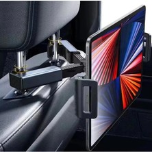 Araç Koltuk Arkası Tablet Tutucu, Telefon Tutucu, Tablet/telefon Tutucu, Ipad Pro 12.9 Mini Air, Galaxy Tab A A7 S7, Switch, Surface, 4,7-12,9 Ile Uyumlu