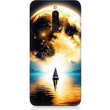 Xiaomi Redmi 8 Uyumlu Güneşin Ardında Umut  Desenli Silikon Kılıf