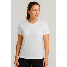 Kaelaurean Kadın Performans Spor Tişört Hızlı Kuruyan Esnek ve Dayanıklı Kumaş Nem Emici Spor T-Shirt