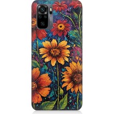 Xiaomi Redmi Note 10 Uyumlu Canlı Bahar Çiçekleri Patlaması  Desenli Silikon Kılıf