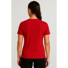 Kaelaurean Kadın Performans Spor Tişört Hızlı Kuruyan Esnek ve Dayanıklı Kumaş Nem Emici Spor T-Shirt