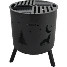 Nurgaz Orman Şöminesi Izgaralı