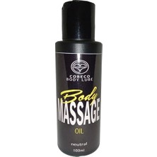 Cobeco Bodylube Body Massage Oil Natural 100   ml  Snmx - Kokusuz Tatsız Sade Vücut Masaj Yağı 100  ml