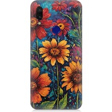Xiaomi Redmi Note 7 Uyumlu Canlı Bahar Çiçekleri Patlaması  Desenli Silikon Kılıf