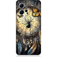 Xiaomi Redmi Note 12 Uyumlu Karanlıkta Parlayan Tüyler  Desenli Silikon Kılıf