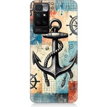 Xiaomi Redmi 10 Uyumlu Çapanın Gücü Kompozisyonu  Desenli Silikon Kılıf