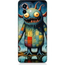 Xiaomi Mi 11 Uyumlu Tuhaf Canavar Gülümsemesi  Desenli Silikon Kılıf