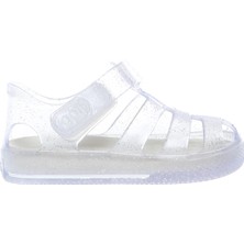 Igor Star Glitter Unisex Çocuk Beyaz Sandalet