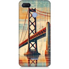 Xiaomi Redmi 6 Uyumlu Köprü Üzerinde Günbatımı  Desenli Silikon Kılıf