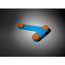 Byr Çift Sarkık Fidget Spinner Oyuncak 3D