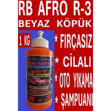 Rb Afro  R-3  (Fırçasız Oto Yıkama Şampuanı )  Beyaz Köpük 1 kg