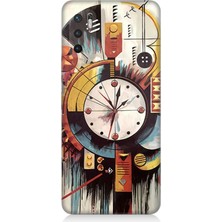 Teknomeg Xiaomi Redmi Note 10 5g Uyumlu Saatlerde Renkli Zamanlar  Desenli Silikon Kılıf