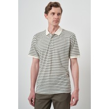  Erkek Çağla Yeşili Trend  Polo Yaka T-Shirt