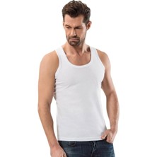 12'li Paket Erkek Lüks Premium %100 Pamuklu Ter Emici Atlet