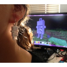 BYR Bilbycnc Printober 2012 Bmo Küpeleri Minecraft Aracılığıyla (Plastik Aparattır) 3D