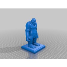 BYR Bigfoot Sasquatch Minyatür (Plastik Aparattır) 3D