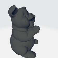 BYR Neşeli Domuz (Plastik Aparattır!!!) 3D