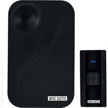 Horoz Fujı-D 3VDC Full Siyah Kablosuz Kapı Zili