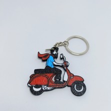 Atkılı Motorcu -Mavi -  Anatharlık