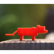 BYR Minecraft Ocelot (Plastik Aparattır!!!) 3D