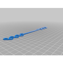 BYR Dalgalar - Hızlı Baskı Maskesi Kulak Koruyucu (Plastik Aparattır!!!) 3D