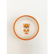 Seramik Kedi Mama Kabı, 250 Ml, Tekli Oturan Model, Şık ve Dayanıklı Tasarım