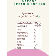 Wefood Organik Dut Özü 315 gr (Soğuk Sıkım) 8682392174303