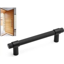 System 9721 Çekme Kapı Kolu Siyah Kol 190MM 1 Adet (PH9721 0190 Al6-Al6)