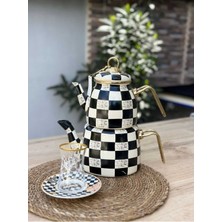 Desenli Emaye Çaydanlık, Şık ve Kullanışlı Mutfak Aksesuarı