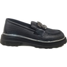 Ventes Metal Tokalı Kadın Loafer Ayakkabı 989515-20Z