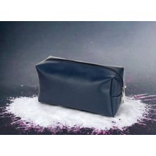 Lacivert Taşınabilir Makyaj Çantası, Şık ve Kullanışlı Tasarım