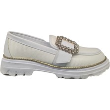 Ventes Kemer Taşlı Kadın Loafer Ayakkabı 989515-5Z