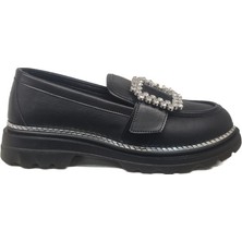 Ventes Kemer Taşlı Kadın Loafer Ayakkabı 989515-5Z