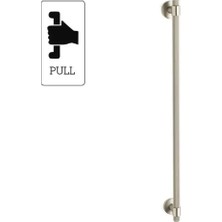 System Çekme Kapı Kolu Nikel Saten Renk Kol 600MM 1 Adet (PH9630 0600 Nbm-Nbm-Nb)