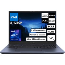 Asus Expertbook B5 I5-1250P 40 GB 2 Tbssd Arc A350M 16" Wquxga Freedos Taşınabilir Bilgisayar B5602CBN-L20164AT19