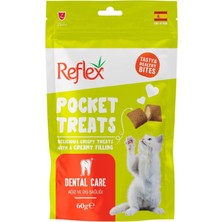 Reflex Pocket Treats Ağız ve Diş Sağlığı Için Kedi Ödül Maması 3lü Fırsat 3X60GR