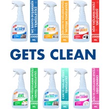 Gets Clean Cam ve Parlak Yüzey Temizleyici Su ve Leke Tutmayan Yüzeyler