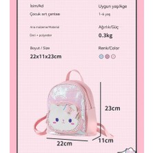 Tduu Kız Sevimli Karikatür Kedi Payetli Çocuk Omuz Çantası (Yurt Dışından)
