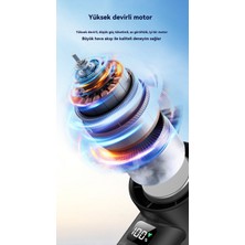 Yüksek Hızlı El USB Taşınabilir Mini Dijital Ekran Masaüstü Fan (Yurt Dışından)