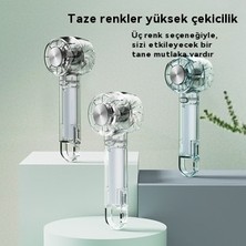 Yüksek Hızlı El USB Taşınabilir Mini Dijital Ekran Masaüstü Fan (Yurt Dışından)