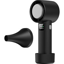 Yüksek Hızlı El USB Taşınabilir Mini Dijital Ekran Masaüstü Fan (Yurt Dışından)