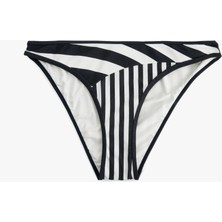 Koton Mat Çizgili Bikini Altı