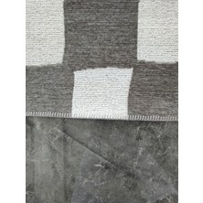 Geometrik Kare Desenli Dokuma Zarif Kilim 240*305